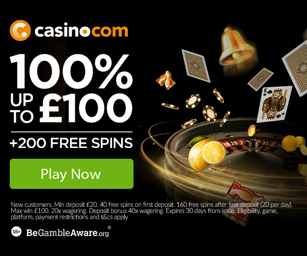 Casino.com Discover the casino that was launched in 2007 and is home to over 700 slot games. Choose your favorite table game or try out the thrill of live casino games. Hosting over 33000 live betting events per month.